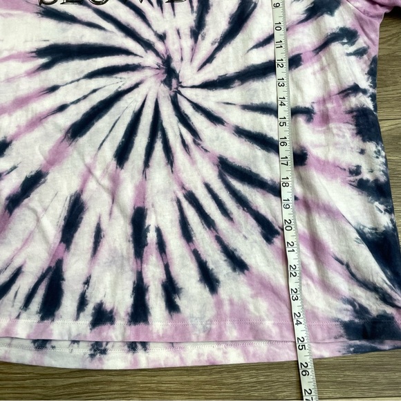 Isabel Marant Etoile Slow Down Zewel White & Purple Tie Dye Tee - Picture 9 of 11